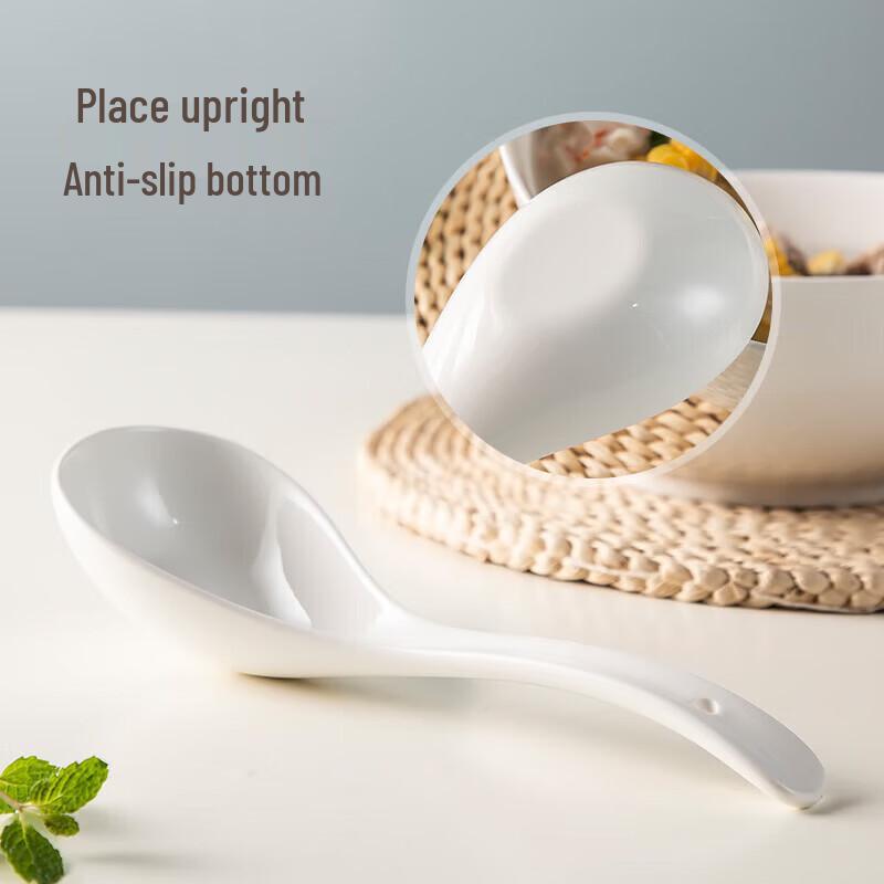 maxcook Ceramic Soup & Rice Spoons