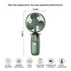 2025New Arrivals USB rechargeable portable Hand Fan Installed By Table with phone holder handheld Mini fan neck fan