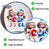 Holiday Bathroom Decorations Christmas Granny Toilet Sticker, Funny Cartoon Mrs. Claus Decal, Waterproof Party Supplies PVC Self Adhesive Decal