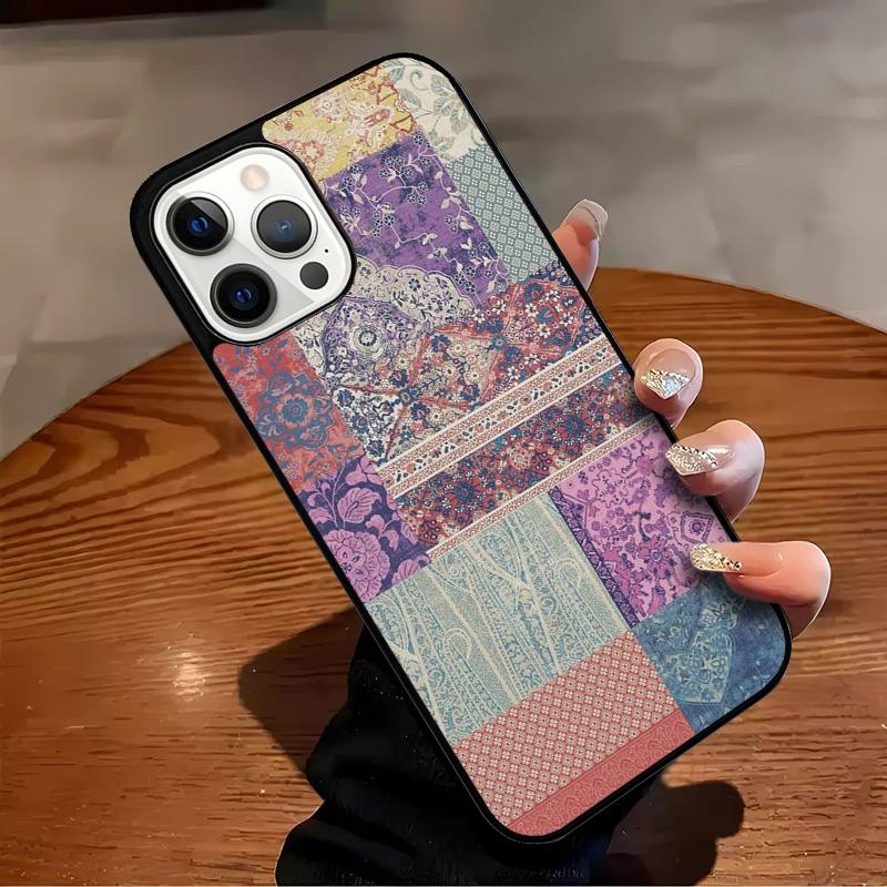 

Patchwork style Phone Case For iPhone 17 Air 16 15 14 13 12 11 Pro Max Max Plus Bumper Case Cover iPhone 16e