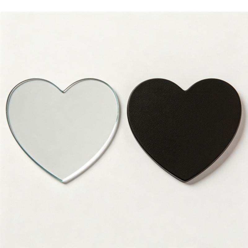 5 Sets DIY Refrigerator Magnet Transparent Acrylic Square Round With Magnetic Sheet Material Package Home Decor Gift For Kids