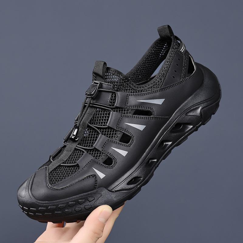 

Fashion Soft Breathable Sports Shoes All-match Driving Shoes Classic Outdoor Anti-slip Tennis Shoes High Quality Lace Up Casual Sneaker 44 чёрный