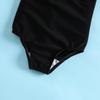 One-Shoulder Striped Swimsuit for Girls - Skirted Triangle One-Piece