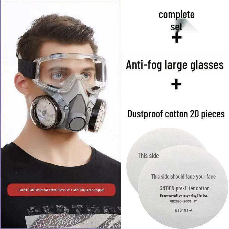 Дышащая пылезащитная маска KN95: Промышленная пылезащитная маска для лица для шлифовки, добычи угля и декора.
