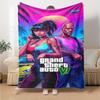 Grand Theft Auto Blanket Soft Warm Cozy Perfect for Office Picnics Bedding Four Seasons Multipurpose Stylish Decor