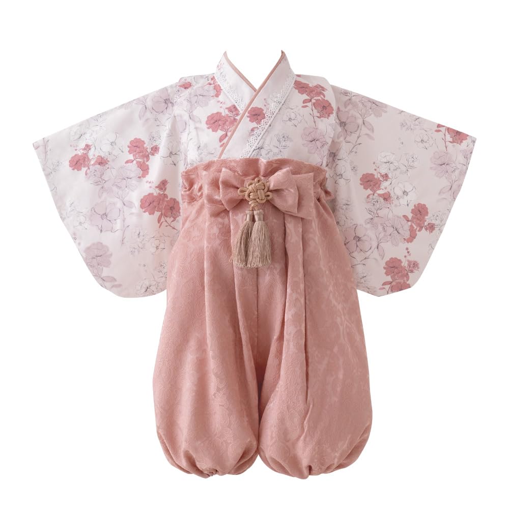 Zīdaiņu Hakama Meitenēm un tradicionālai japāņu