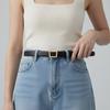 Leather Belt For Women With Alloy Buckle And Classic Design For Casual And Office Wear