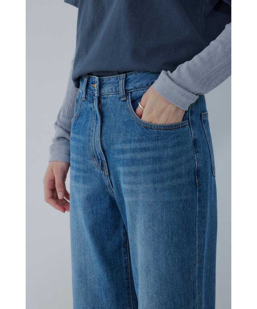 Bobeu Semi-Wide Denim Pants_Blue 7156255006