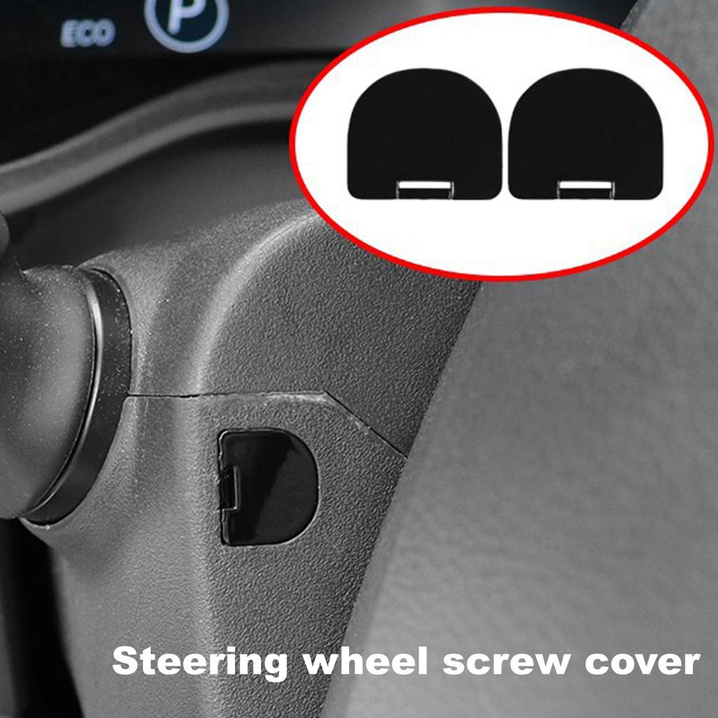 Car Steering Wheel Screw Protective Cover ABS Covers 1 Pair For Toyota Sienna Granvia 2025 2025 Styling Interior Accessories