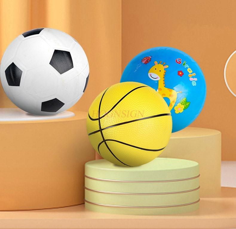 Children'S Elastic Small Leather Ball Baby Racket Basketball Kindergarten Outdoor Ball Toys For Babies