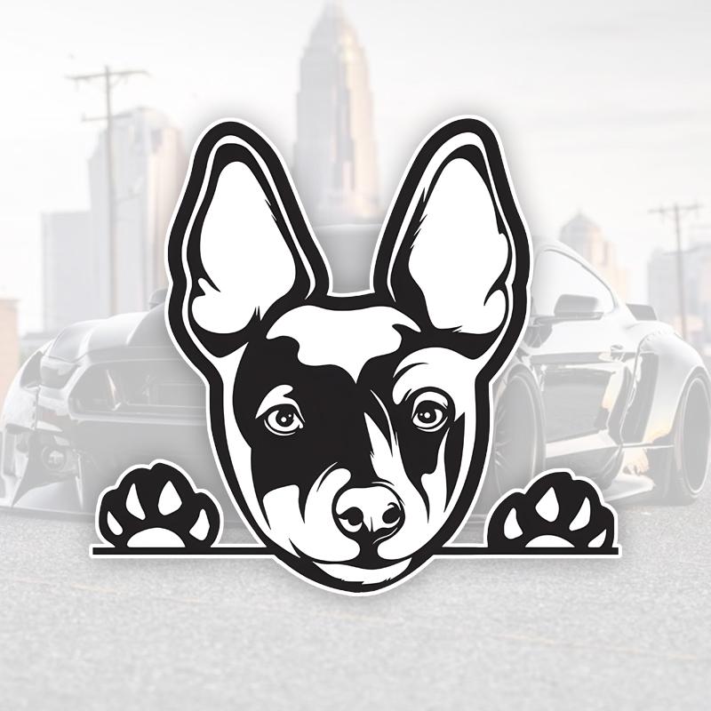 

Rat Terrier Car Sticker Decal Car Bumper Window Stickers Body For Car Fashion Decals Vinyl Material Creative Stickers 15x13cm
