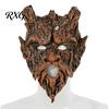 Creepy Spider Web Halloween Mask Mask, Horror Tree Demon Costume Prop, with Breathable Hollow Design, Lightweight Party Dark Style for Cosplay Fantasy