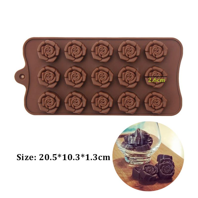 1-29 Handmade Silicone Mould Chocolate Candy Jelly Pudding Ice Mold Baking Tool