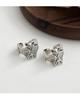 Korean S925 Sterling Silver Geometric Ear Clip for Women - No Piercing Required, Stylish and Simple Niche Jewelry.