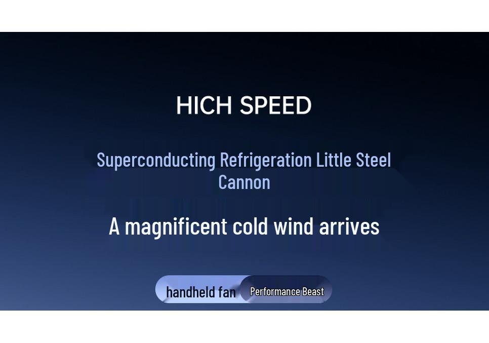 New Turbo Handheld Mini Fan with 199-Speed USB Charging & Digital Display - Powerful Cooling