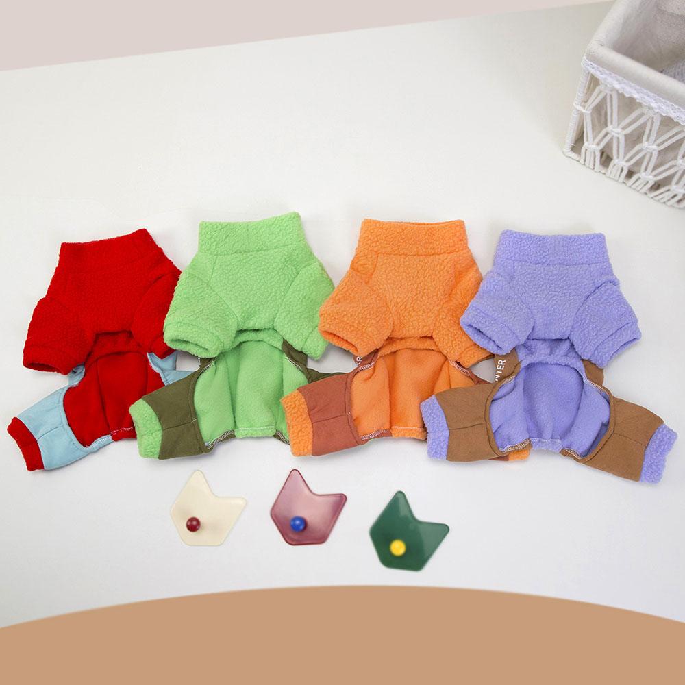 Fashion Winter Pet Dog Jumpsuit Clothing For Small Dogs Warm Fleece Puppy Cat Coat Four Legs Doggy Clothes Chihuahua Pet Pajamas