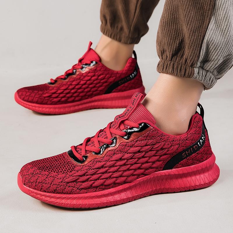 Men's Casual Sports Shoes Lightweight Outdoor Men Vulcanized Shoes Anti-Slip Flexible Mens Running Shoes Comfortable Tennis