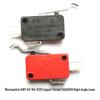5A250V Kupfer-Berührung KW7 Mikroschalter - 1C/2C25 Dreibein-Hubbegrenzung