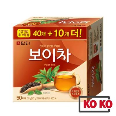 Damtuh 100% Pu'er Tea Bags 0.7g X 50sticks