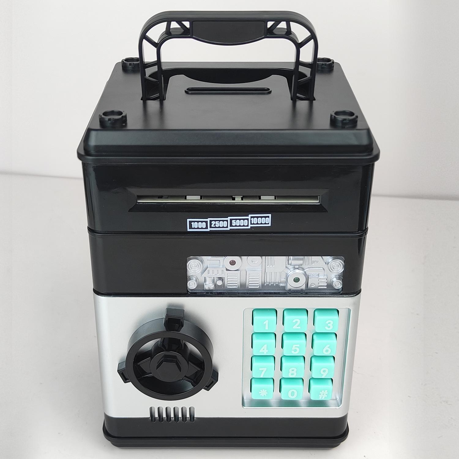 

Kids Mini Piggy Bank: Anti-theft Password Safe, Coin-operated Savings Toy