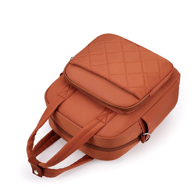 Rhomboid Tote Bag for Women – Stylish Shoulder Backpack with Adjustable Strap & Multiple Pockets – Perfect for Work, School & Daily Use