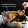 304 Stainless Steel Hot Pot Skimmer: Thickened Mesh Frying Strainer & Mala Tang Colander