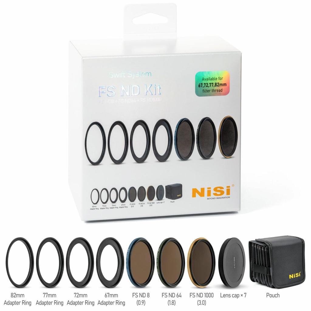 NiSi SWIFT FS ND Kit (8+64+1000) 67-82mm