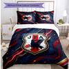Japan Football Printed Bedding 3 Piece Set Cozy Breathable Bed Cover Set as Housewarming Holiday Gift