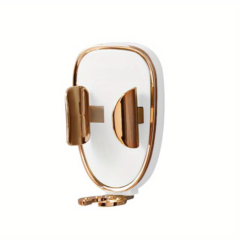 

Настенная подставка для электрических зубных щеток без сверления для хранения зубных щеток без пробивания отверстий, удобная полка-органайзер для ванной комнаты белый