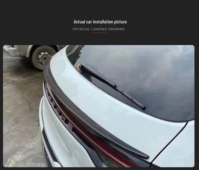 Porsche Macan & Cayenne Carbon Fiber Rear Spoiler: No-Drill Diffuser Wing Modification