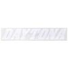Daytona 21197 Motorcycle Sticker Brand Logo DAYTONA No Letters 6.1 X 1.2 Inches (155 X 30 Mm), White