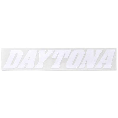 Daytona 21197 Motosiklet Sticker Marka Logosu DAYTONA Harfsiz 6.1 x 1.2 inç (155 x 30 mm), Beyaz