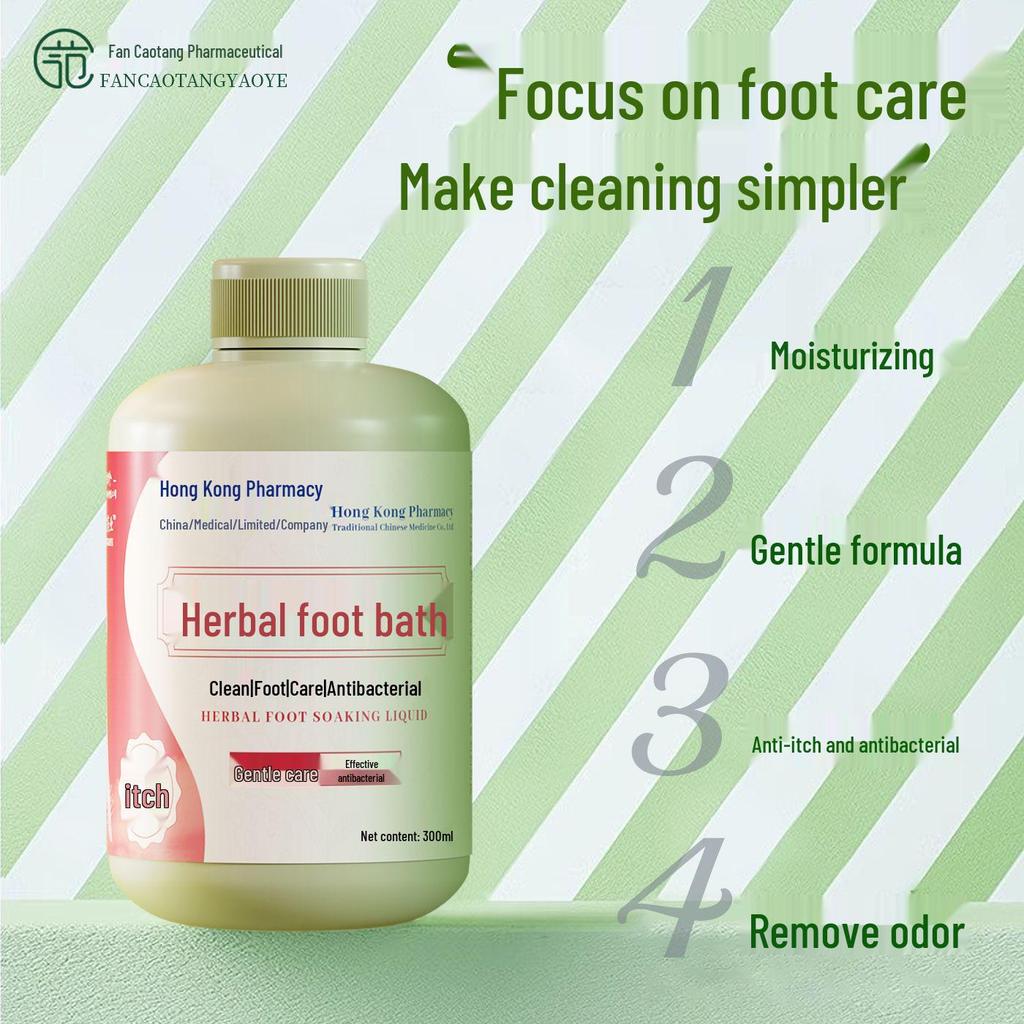 Hong Kong Herbal Foot Bath Concentrate: Antibacterial, Deodorizing, Itch & Odor Relief