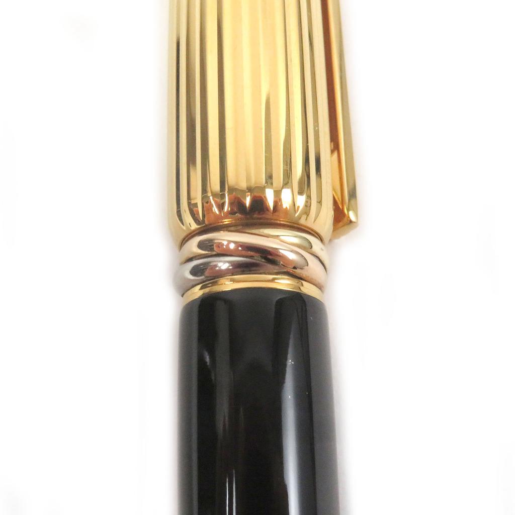 Excellent Cartier fountain pen PANTHERE de Cartier Trinity Black gold 18K mens Used