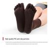 MEIKAN Unisex Full-Toe Non-Slip Yoga & Fitness Socks