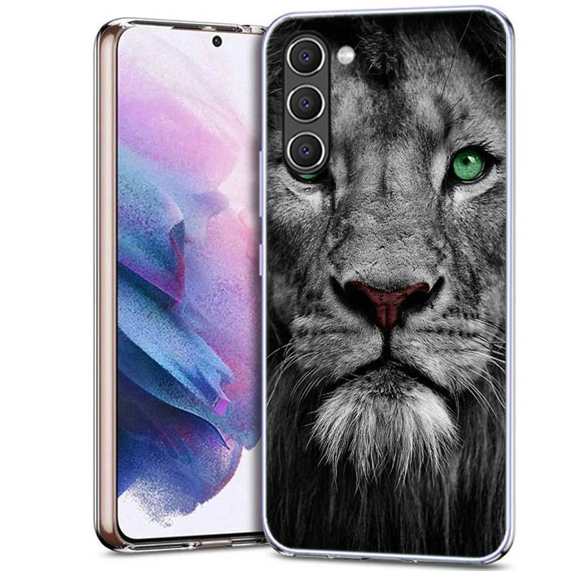 Lion Alpha Male Cub Phone Case for Samsung A16 A17 A26 A36 A37 A56 A57 A12 A22 A32 A52S A07 A06 A02S A72 Galaxy A70 A50S A71 A51