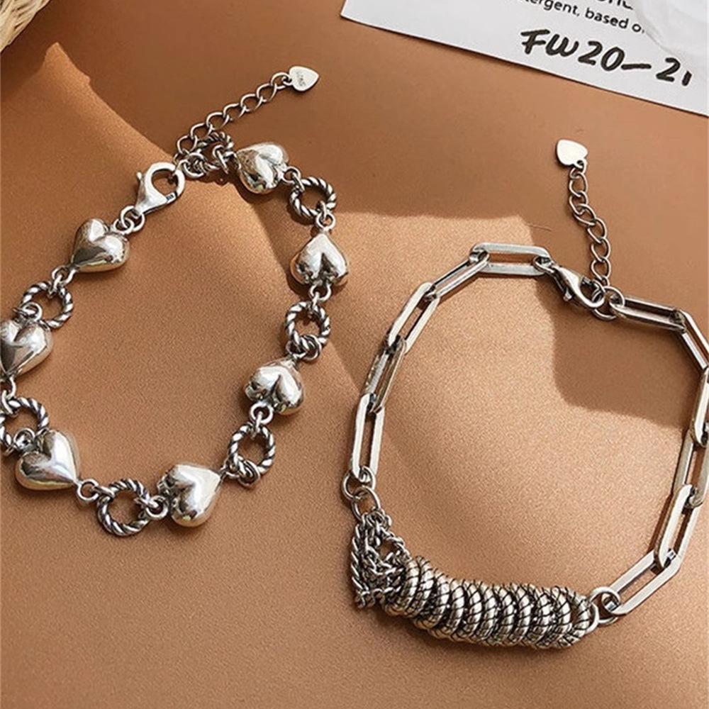 South Korea Dongdaemun chain love bracelet cold wind temperament jewelry