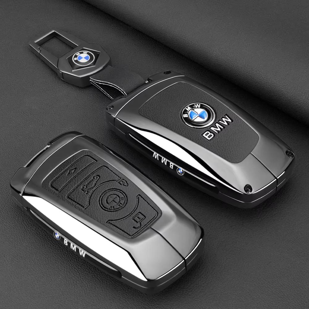 FNBA6 Alloy Car Key Case Cover Shell 3 Buttons Remote Control For BMW 1 3 5 7 Series X1 X3 X4 X5 F10 F15 F16 F20 F30 F18 F25 M3 M4 E34