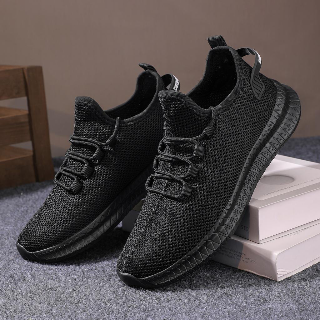 2025 Summer Trendy Fujeak Men's Ultralight Running Shoes - Breathable Mesh Casual Sneakers with Anti-slip Function, Solid Colour