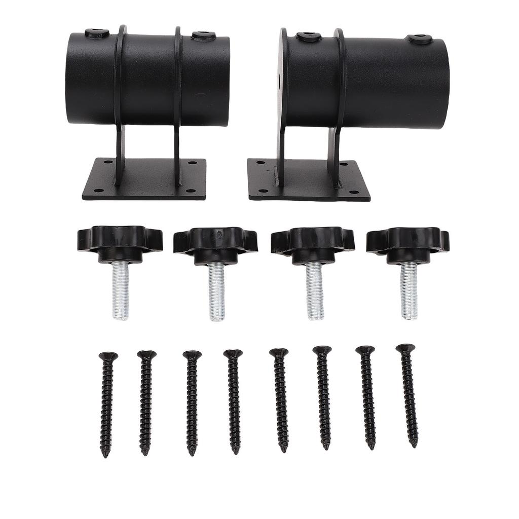 Patio Umbrella Holder Black Powder Coating Metal Adjustable Outdoor Umbrella Stand Clamp for 1.5 To 2.16 Inch Umbrella