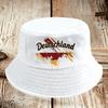 Men's Bucket Hat with Curved Brim Breathable Lightweight Sun Protection Hat Adjustable Fit Outdoor Cap for Casual Use