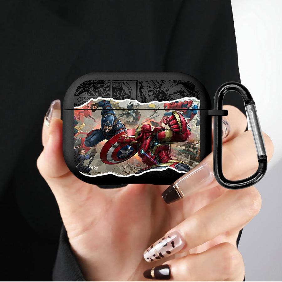 Marvel Comics Captain America Soft Earphone Cases Cover Case For Airpods 3 Pro2 Pro 4 1 Pro3 2