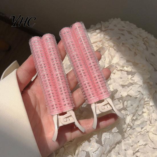 Labor-saving 2 Pcs Hair Volumizing Clips Heatless Seamless Instant Increase Fluffy Volume DIY Puffy Non-electric Curlers Styling Tool