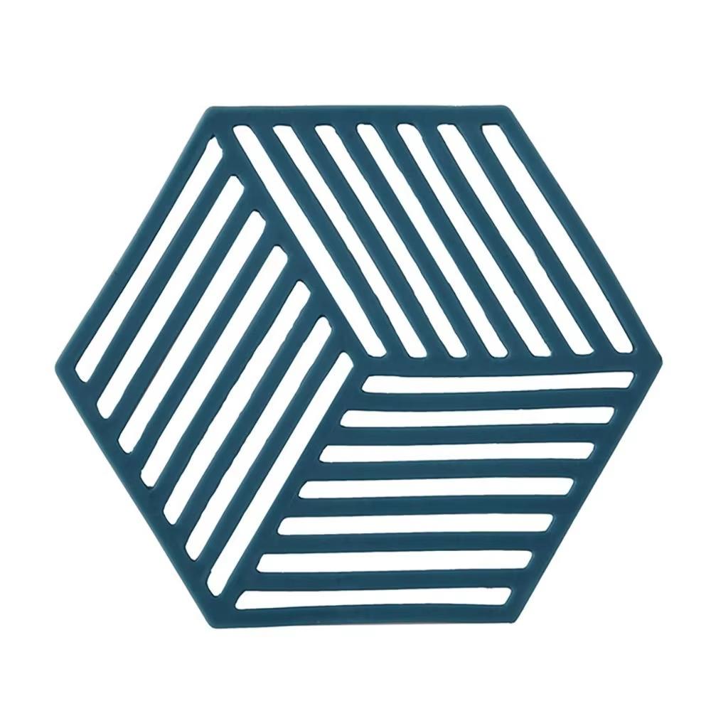 

10 шт. Термостойкий силиконовый коврик Подставки под чашки Нескользящая подставка под горячее Настольная салфетка Кухонные аксессуары 5PCS