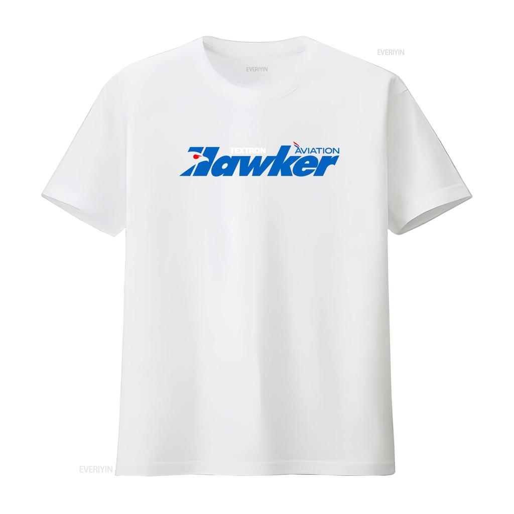 Hawker Aircraft Textron Aviation Logo T Shirt American Sizes S 5XL vintage Washed Stylish streetwear designer clothes