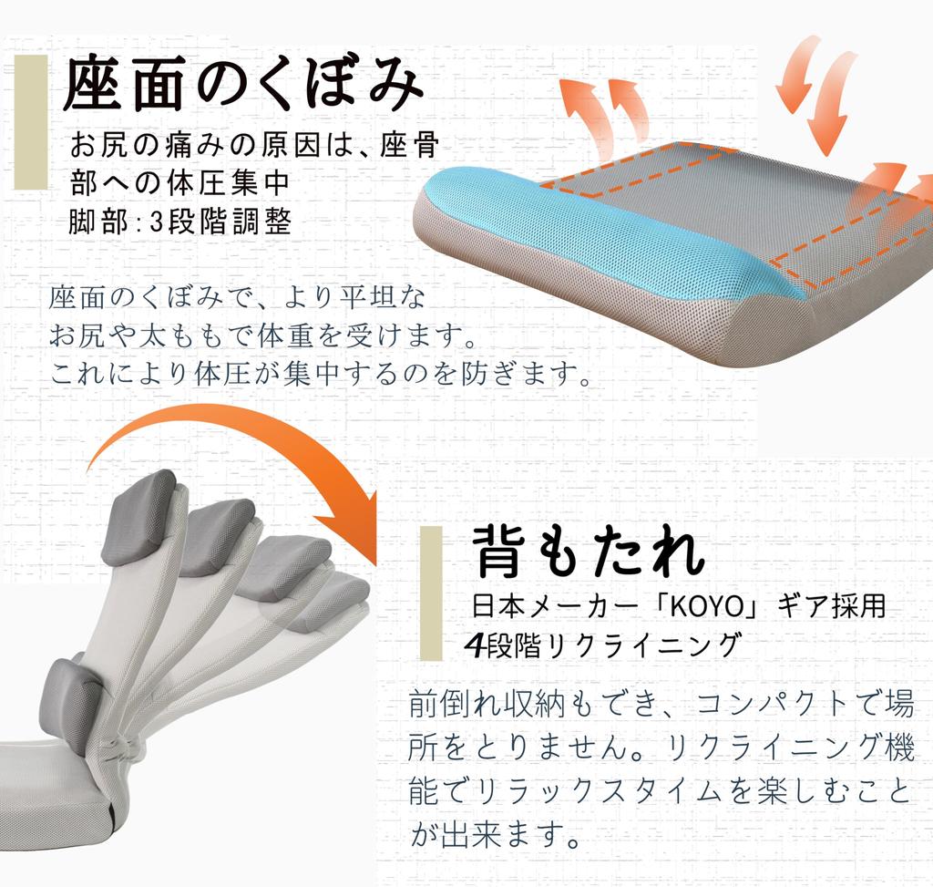 Seat 1 Office Game Breathable Fits 4 Levels of 4 Levels of Thick Cushion [Ergonomics] Chair, Seater, Chair, Chair, Chair, Mesh, Kotatsu, Backrest