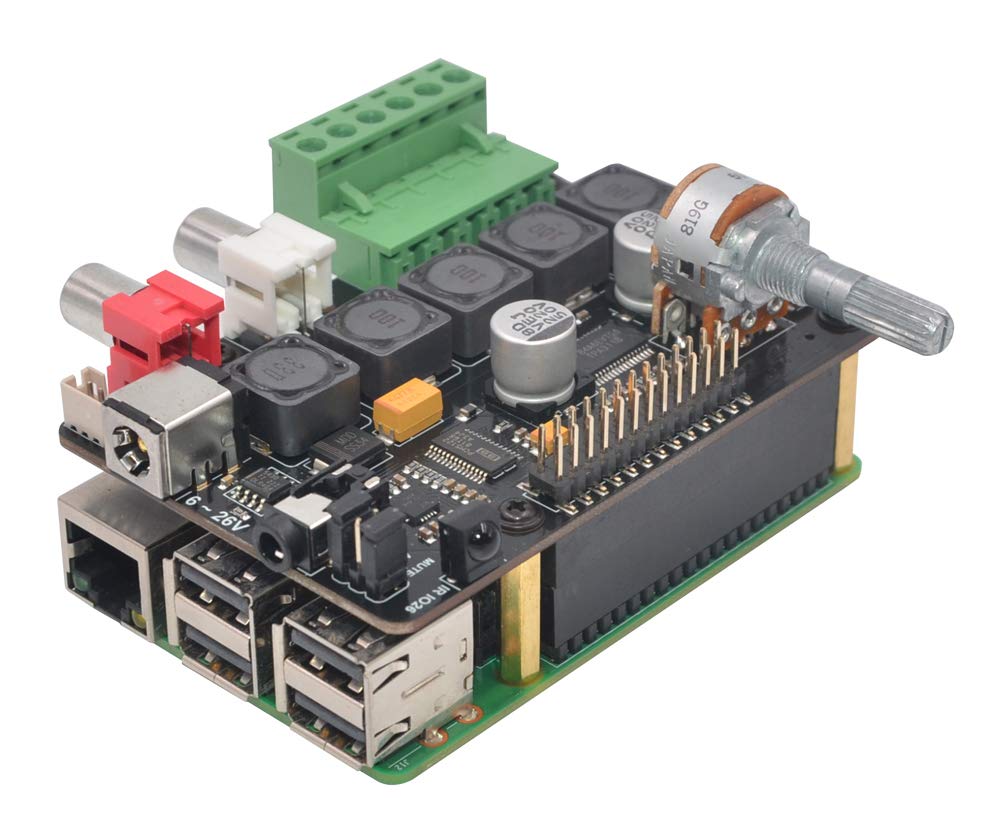 WINGONEER X400 V3.0 Audio Expansion Board Sound Card with Class D | Jtogo.jp Music Player for Raspberry Pi 3 Model B+, 3 Model A+, 3B, 2B, B+