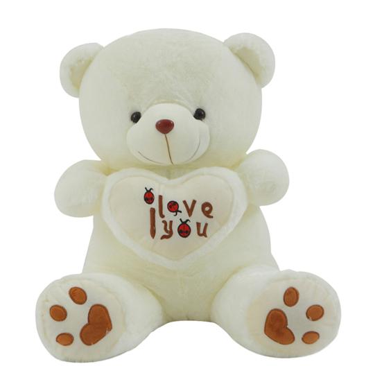 

Милый милый узор «Я люблю тебя» светится светом мягкая плюшевая игрушка в подарок с мишкой белый