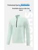 Men's Quick-Dry Long Sleeve Half-Zip Stand Collar Running T-Shirt - Breathable Autumn/Winter Base Layer