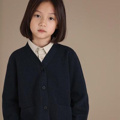 Hacikis Unisex V-Neck Knit Cardigan